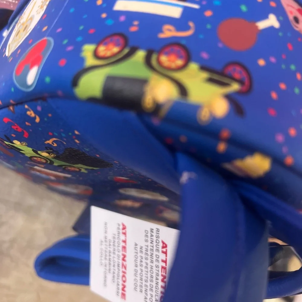 Bundle Loungefly Blue Disney Backpack with Ear Headband RARE